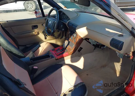 1997 BMW Z3 2.8L Roadster z USA, uszkodzony, nr VIN 4USCJ3326VLC08959